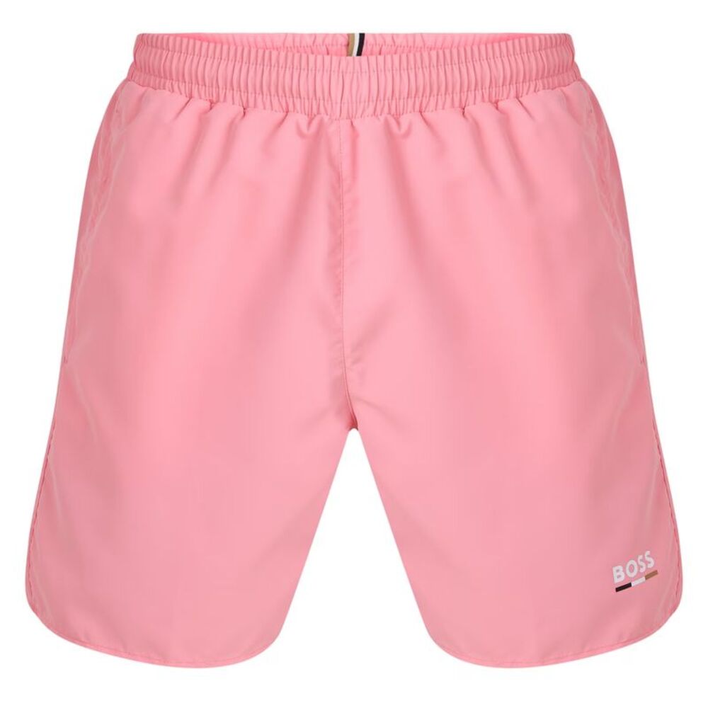 Boss Mens Swordfish Regular Swimming Trunks / Light Pink